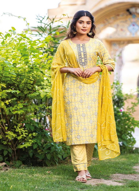 Myrie Golden Tree Stylish Printed Readymade Suits Catalog Catalog